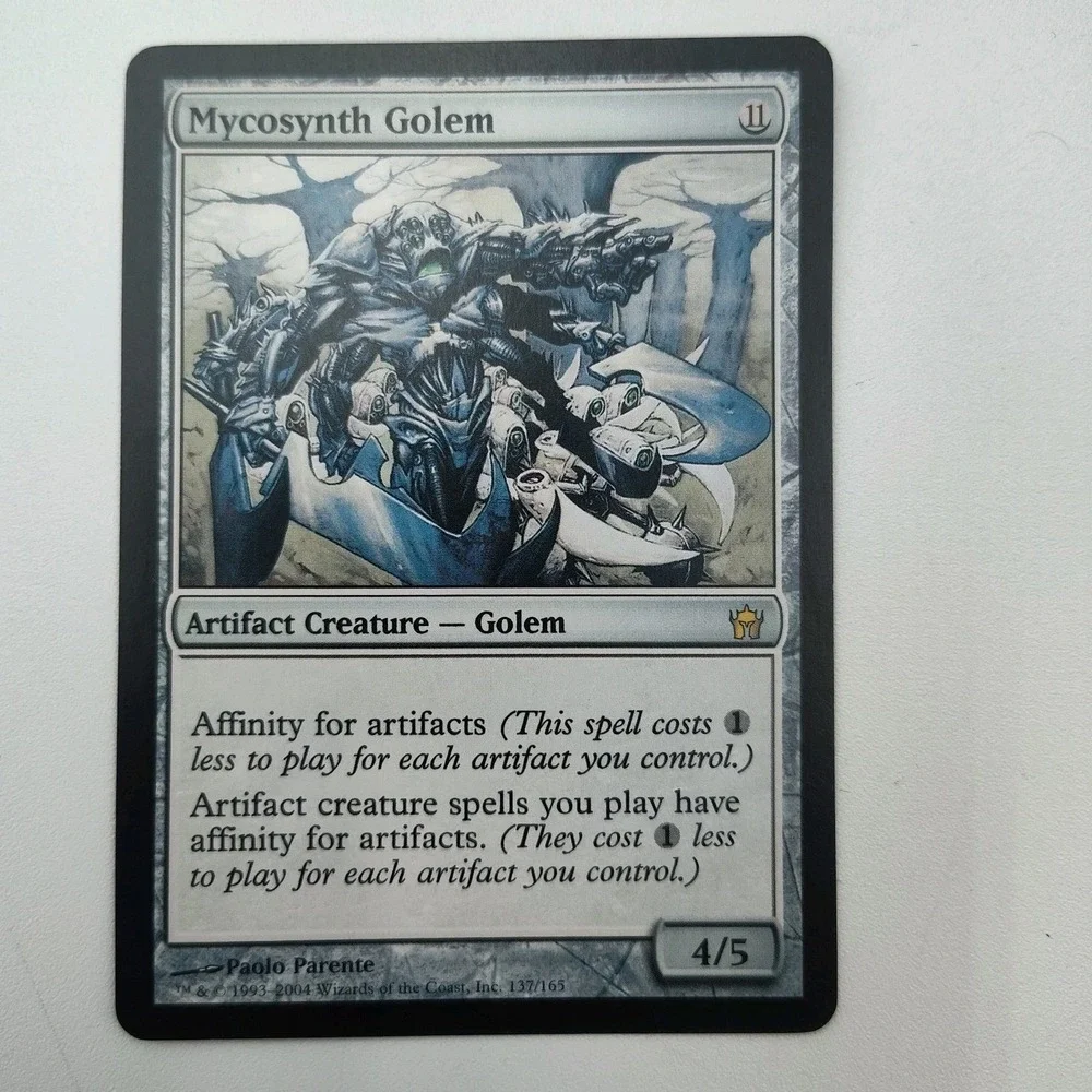 MTG Mycosynth Golem #137‎ Fifth Dawn 2004 MAGIC THE GATHERING📸SEE📸